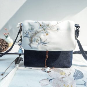 Handmade Embroidered Large Capacity Polyester Canvas Backpack