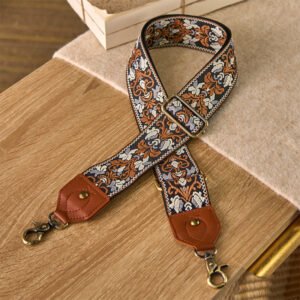 Flower Geometric Embroidery Adjustable Handbags Crossbody Shoulder Bag Straps Replacement