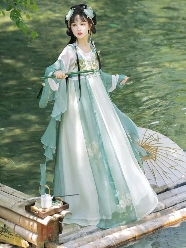 [Little Saucer Fairy] chest-length skirt Han element Hanfu summer daily